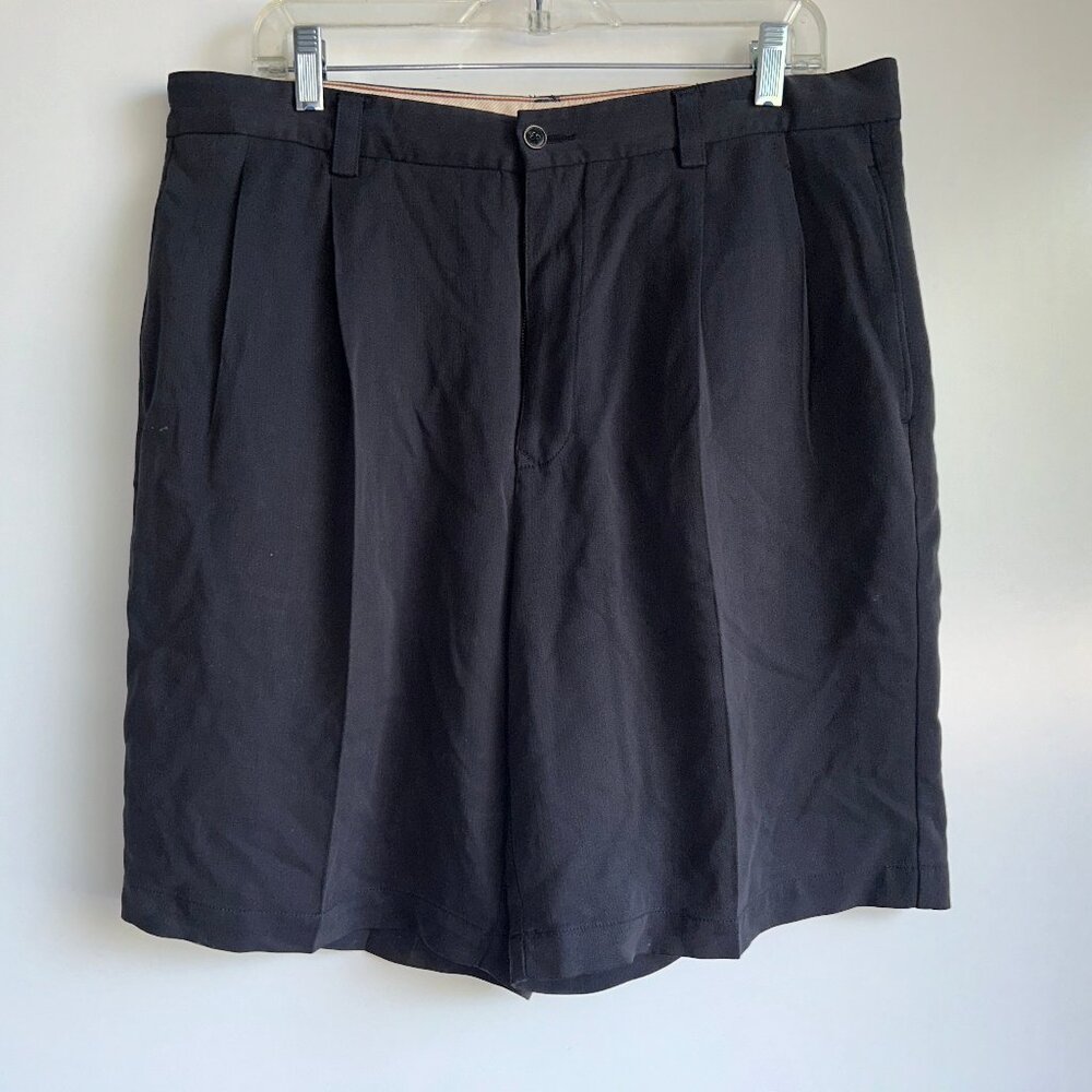 Tommy Bahama Men's Black Silk Shorts Size 35